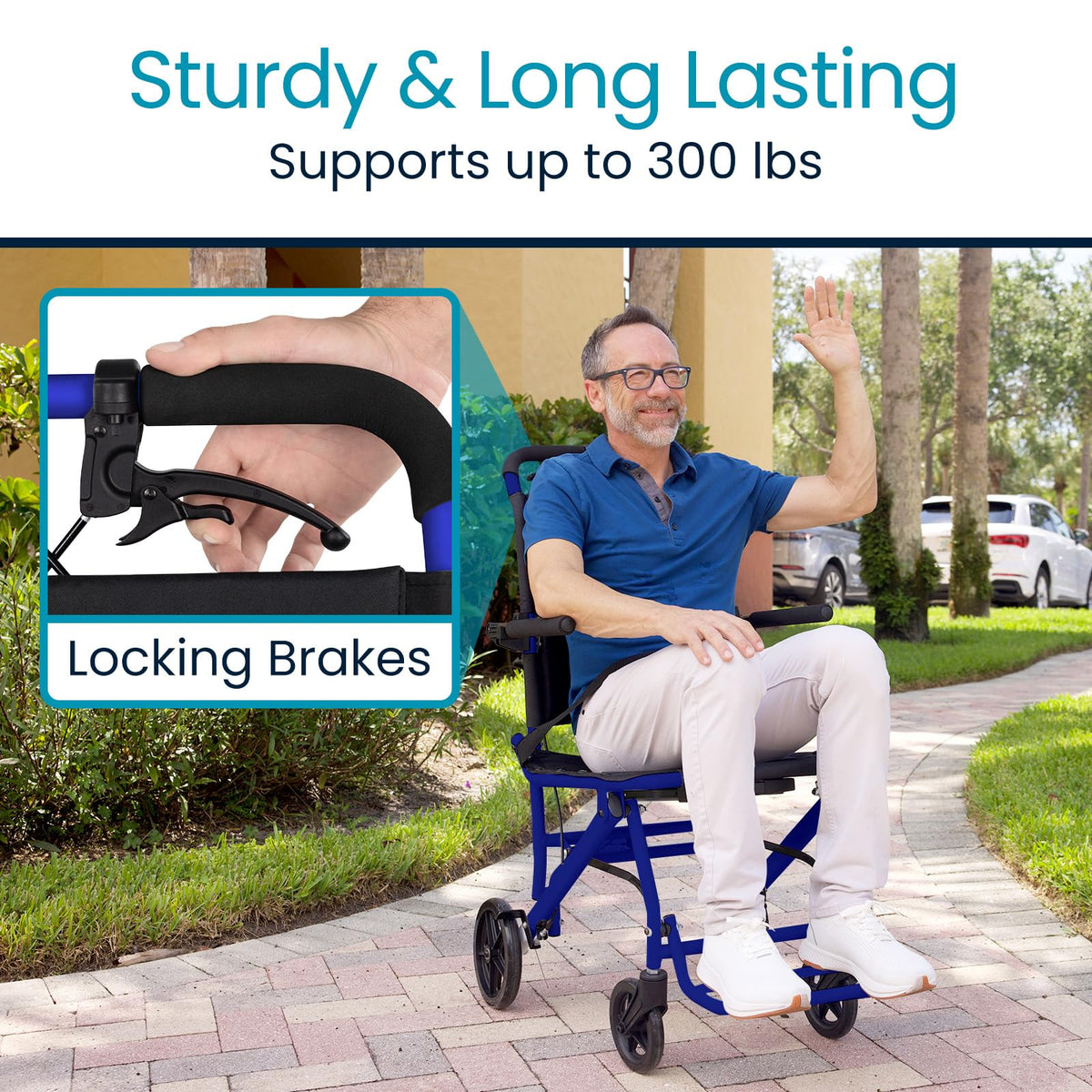 Ultra-Lightweight Transport Wheelchair O606442