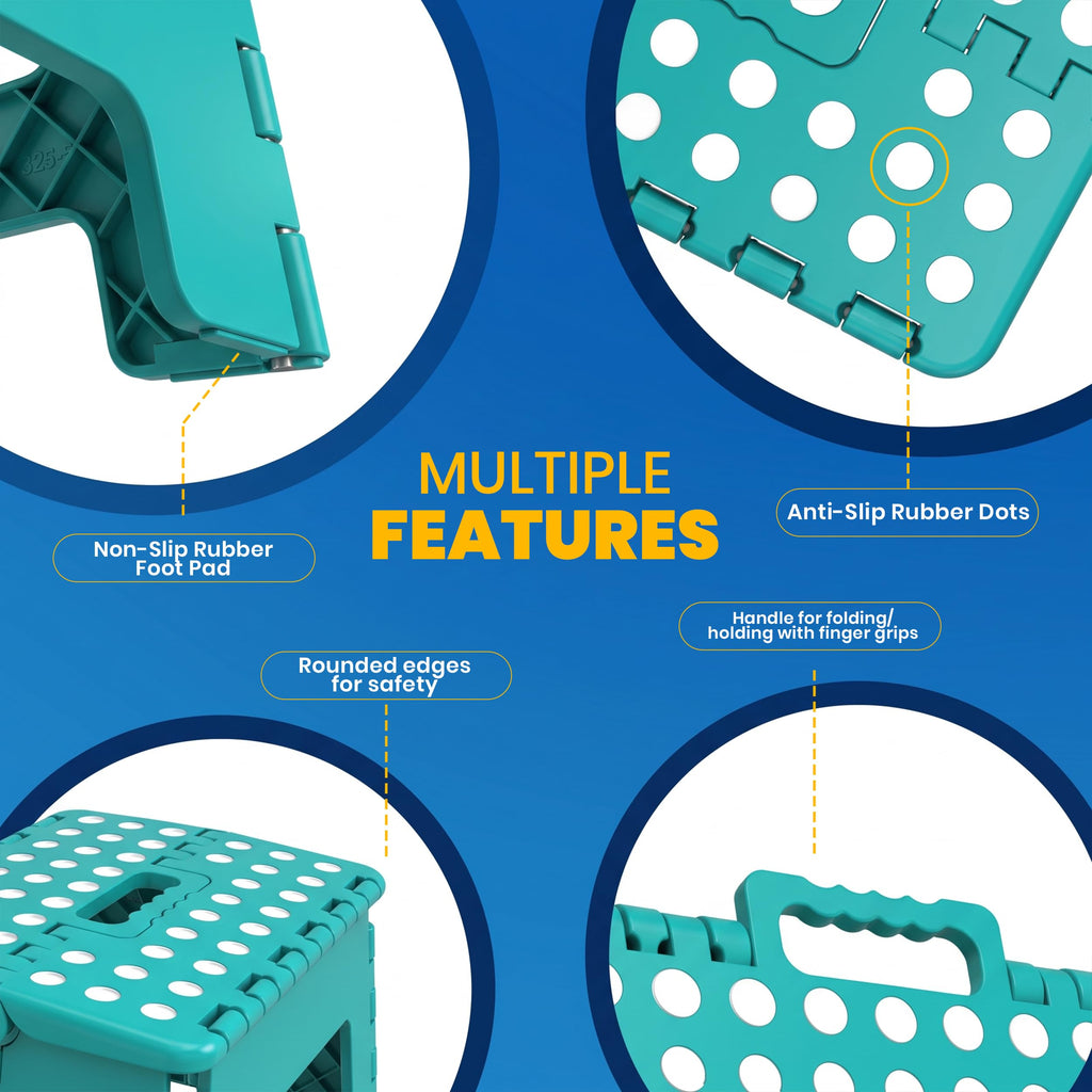 9 Inch Anti-Slip Folding Step Stool K345