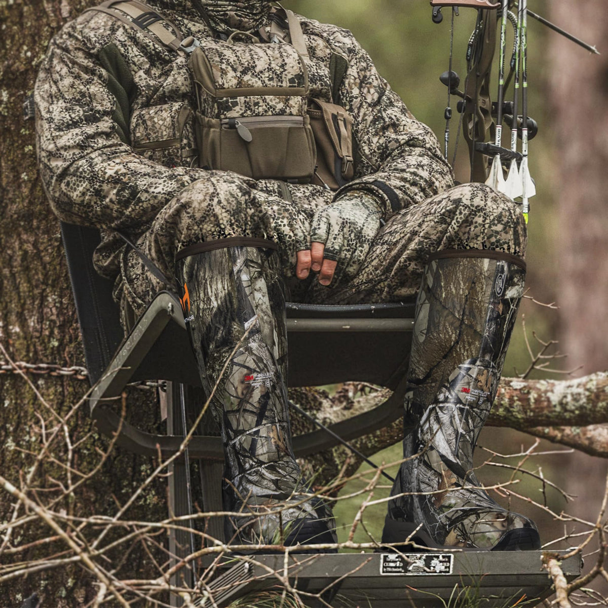 Waterproof Insulated Rubber Hunting Boots B6132