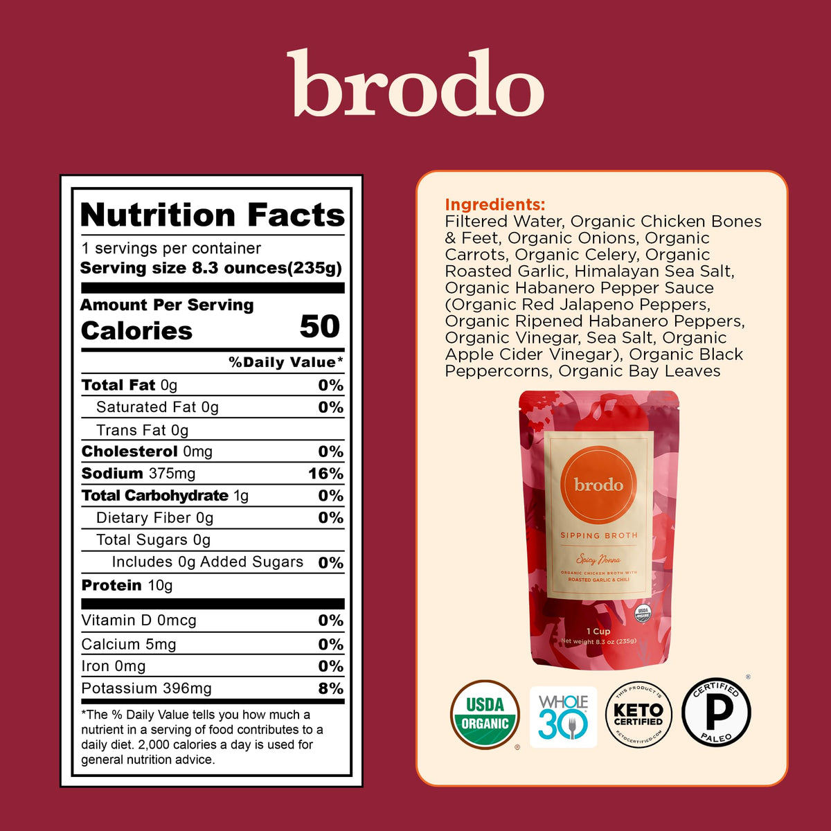Bone Broth Variety Pack 8.3 oz Q580