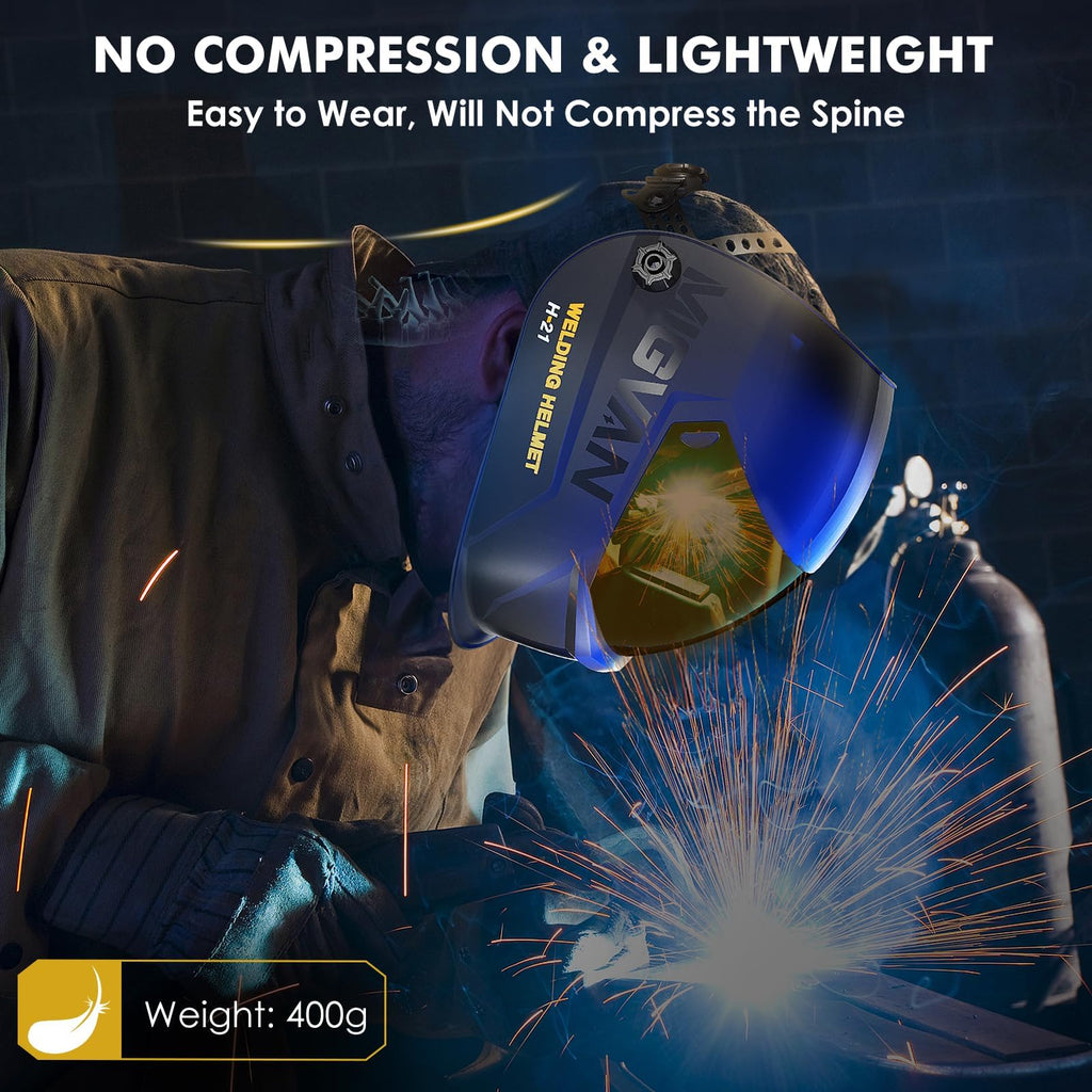 Auto Darkening Welding Helmet True Color Large Viewing Solar Wide Shade 4/5-13 P40484
