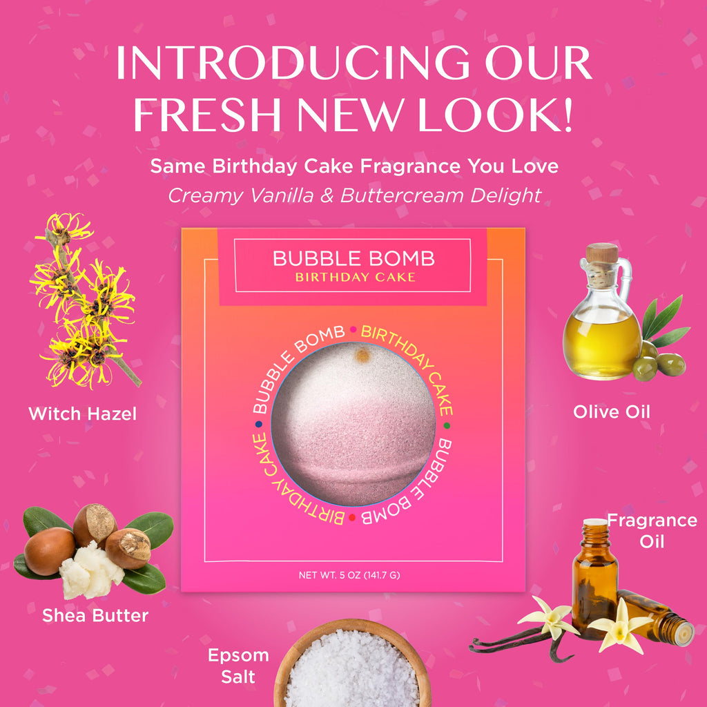 Birthday Cake Bath Bombs 1 Pack G336693