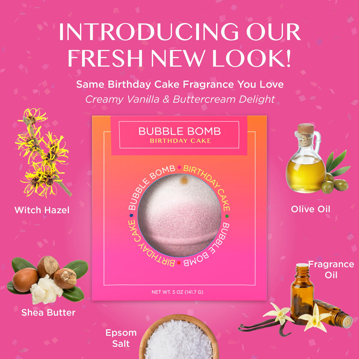 Birthday Cake Bath Bombs 1 Pack G336693
