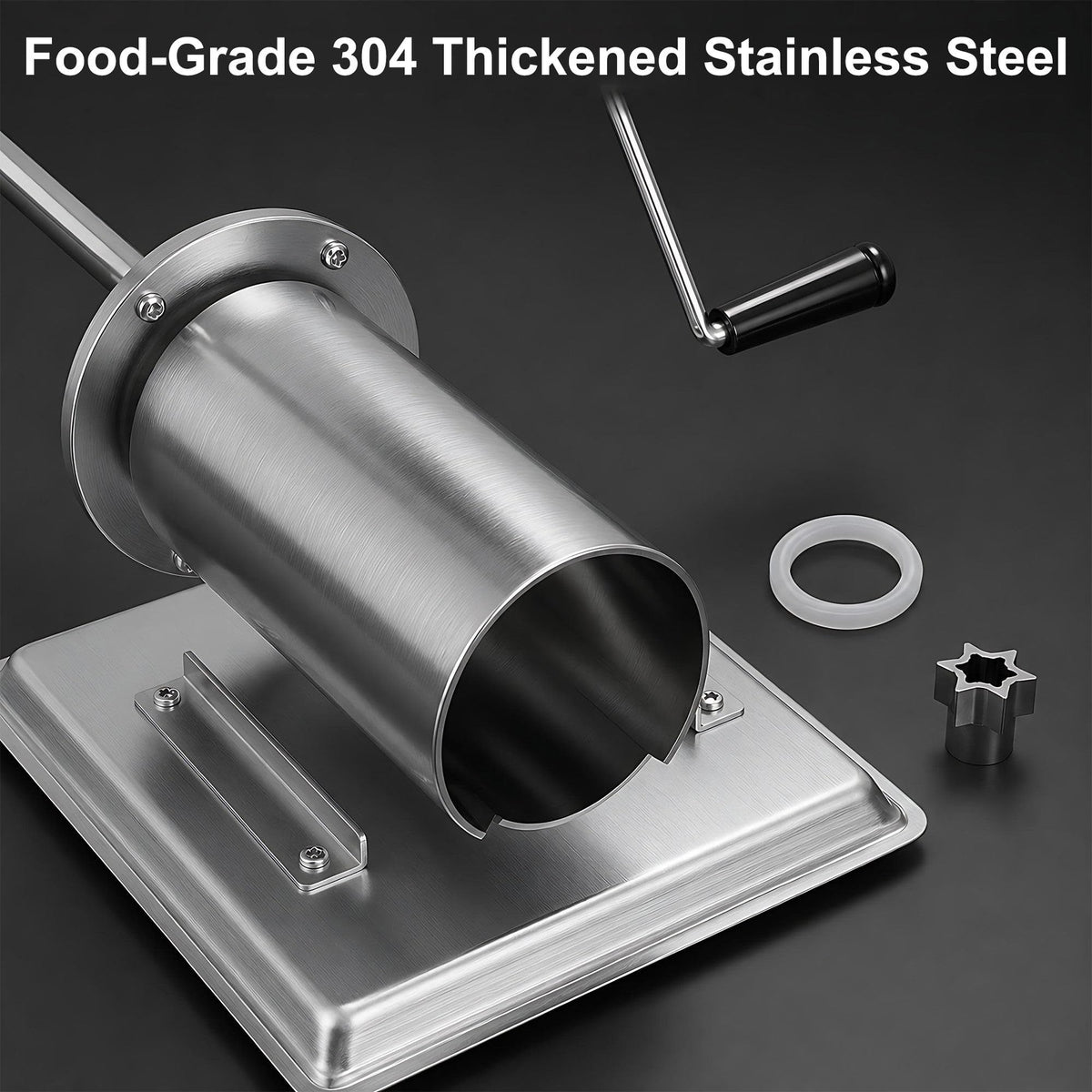 Vertical Manual Churro Extruder with 6-Shape Nozzle Kit V24653