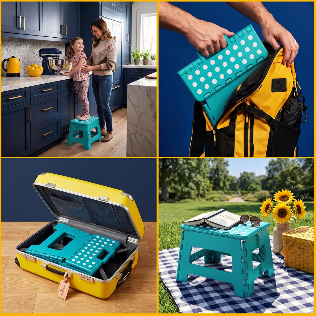 9 Inch Anti-Slip Folding Step Stool K345