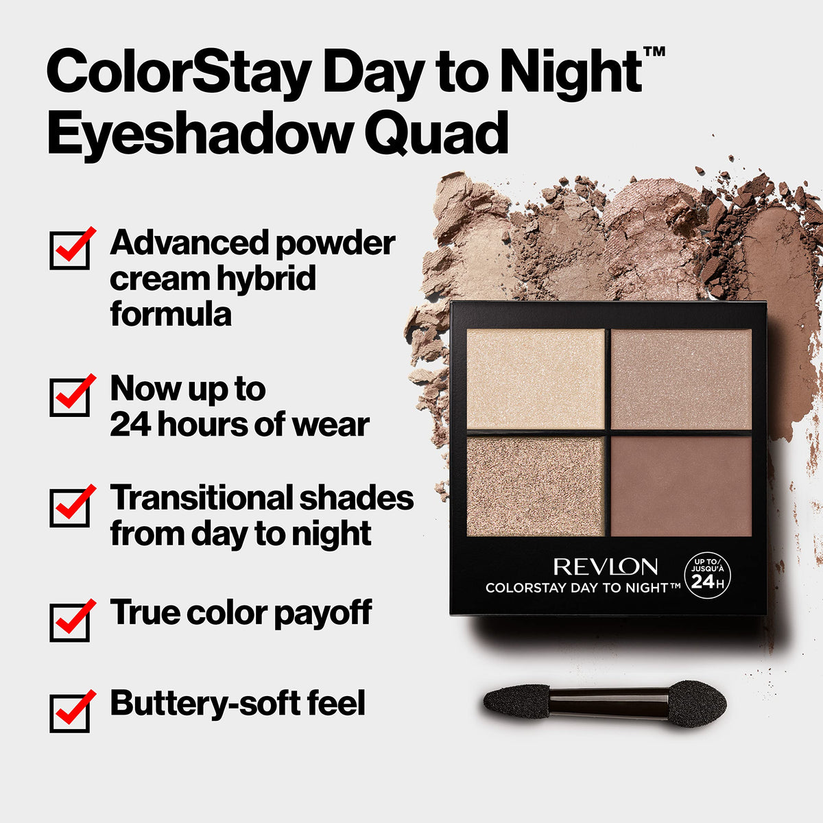 ColorStay Day to Night Eyeshadow Quad 0.16 oz B310