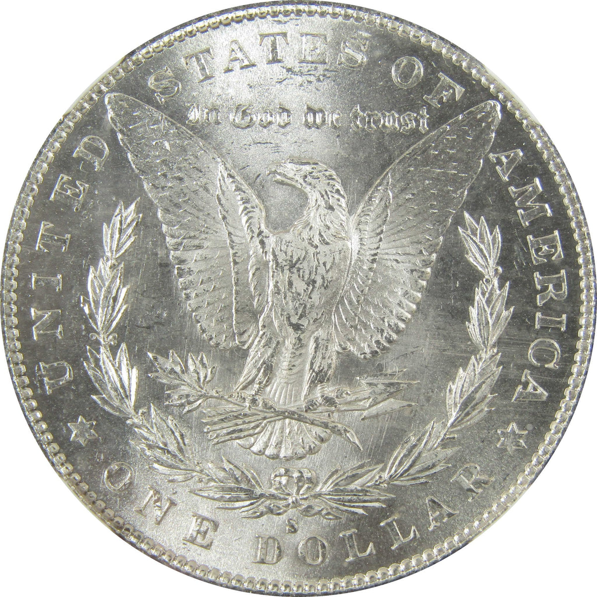 Morgan Silver Dollar MS 64 Uncirculated L549
