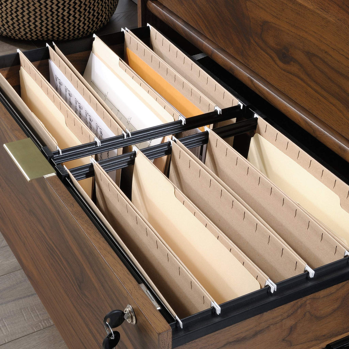 Lateral File, Grand Walnut J13550