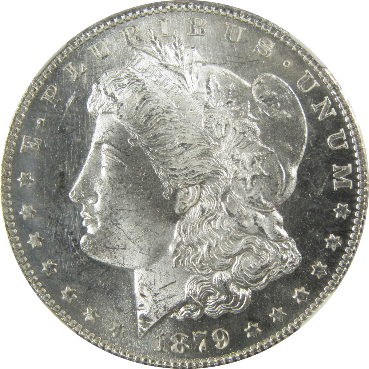 Morgan Silver Dollar MS 64 Uncirculated L549